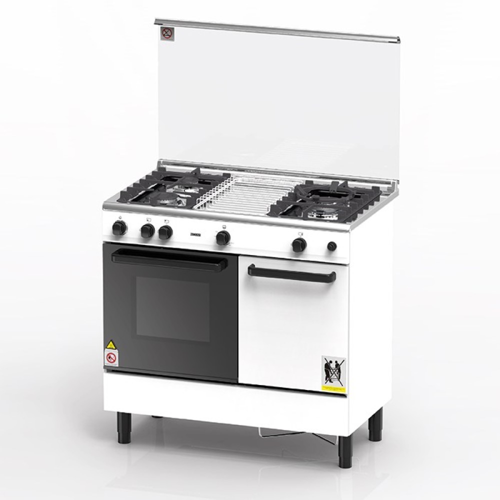 ZANUSSI 3 GAS BURNERS WITH GAS OVEN COOKER 62L ZCG930W BANHUAT.COM
